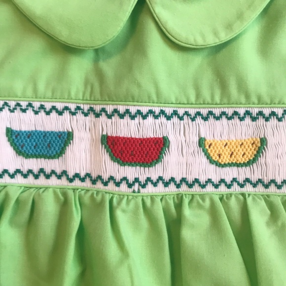 NWT Princess Lib smocked bubble size 12 month - Picture 2 of 5